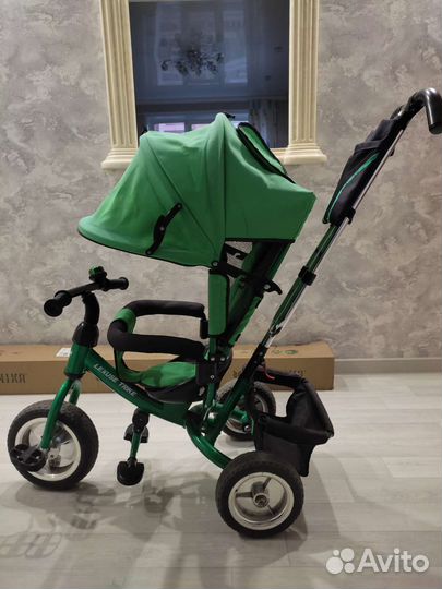 Детский велосипед с родительской ручкой