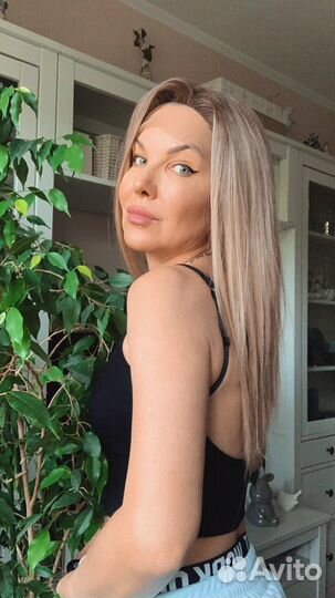 Парик/ полусистема волос из термоволокна