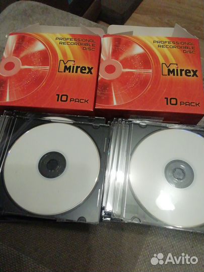 Диски сд+R Mirex Wheit 48*700mb, 80 min 20 штук