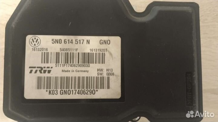 Блок abs volkswagen tiguan