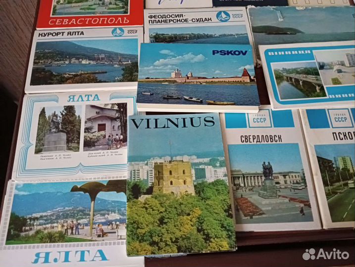 Наборы открыток СССР. Города