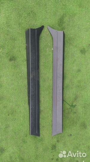 Накладки на порог салона Комплектом Nissan Presage