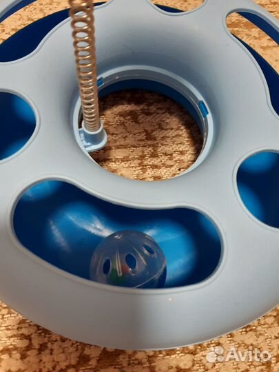 Игрушка для кошек 'Трек' с шариком и мышкой