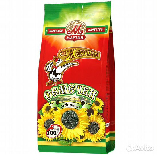 Семечки От Мартина Отборные 100г От Мартина