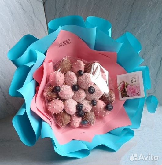 Букет клубники в шоколаде