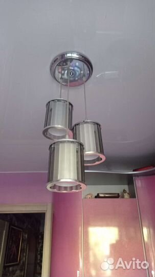 Светильник потолочный подвесной бу