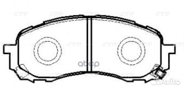 Cksu-24 Колодки тормозные дисковые перед