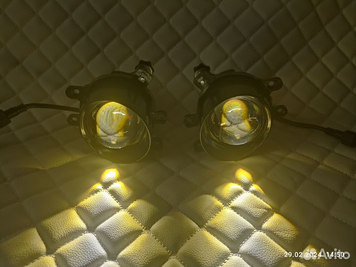 Противотуманные фары тойота/лексус 4в1 линзы