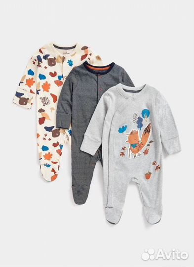 Слипы mothercare 56, 62, 68, 74, 80