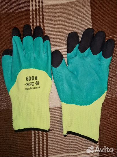 Перчатки плотные обливные