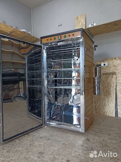 Коптильня 450 L горячего холодного копчения