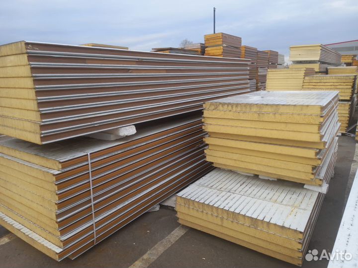 Сэндвич панели бу 20000 м2 в наличии