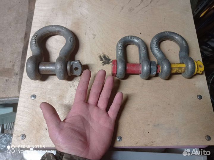 Шакл, такелажная петля, болт