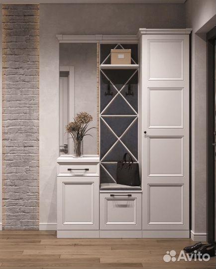 Модульная прихожая каталея мдф,эмаль