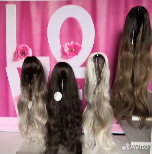 Парик и Цветные пряди волос