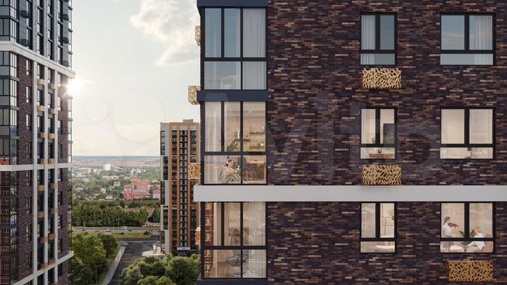 2-к. квартира, 69,1 м², 11/25 эт.