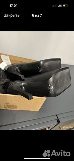 Ботильоны zara 39