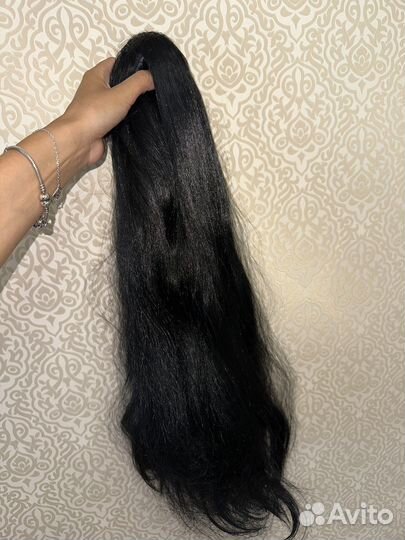 Хвост шиньон на крабе