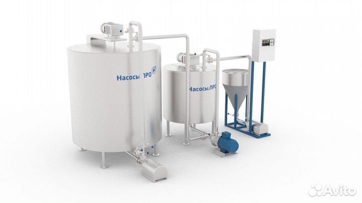 Установка для получения соевого молока из сои