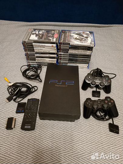 Sony PlayStation 2 Fat + 26 игр