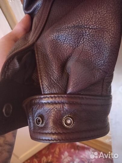 Кожаная куртка мужская