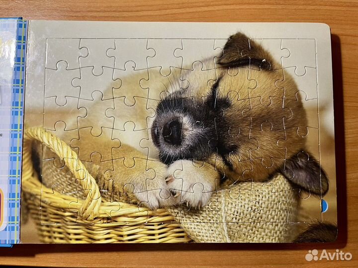 Книга пазлы 5 стр Всё о собачках