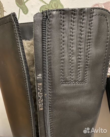 Сапоги женские зимние 36 нат. Мех