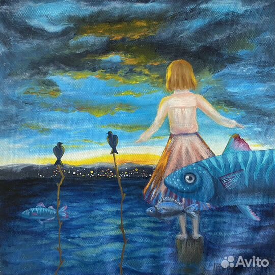 Небольшие картины маслом на холсте