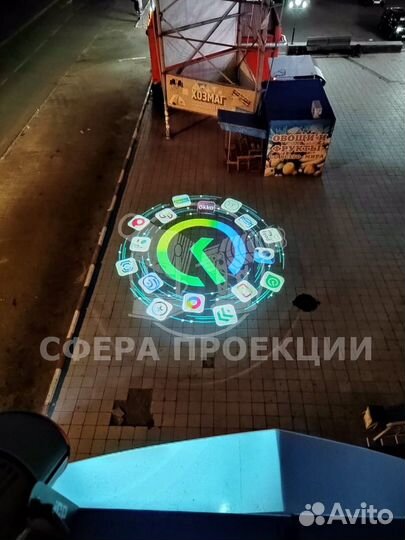 Светодиодные Рекламные гобо проекторы igoboproject