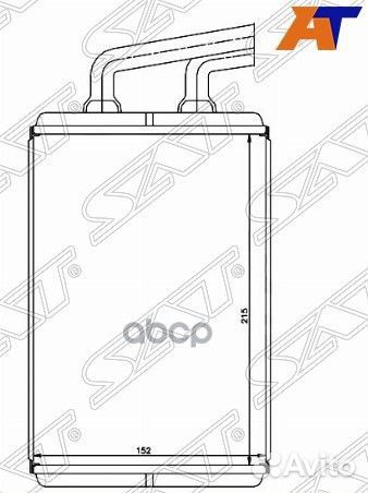 Радиатор печки elantra -06 sthn273950 Sat