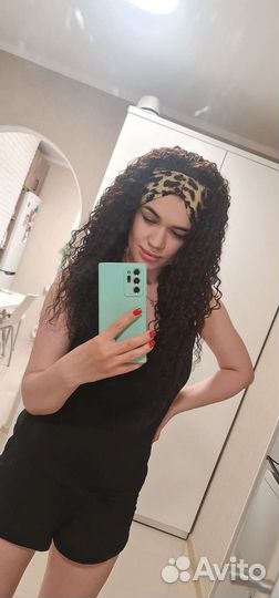 Парик афро кудри с повязкой