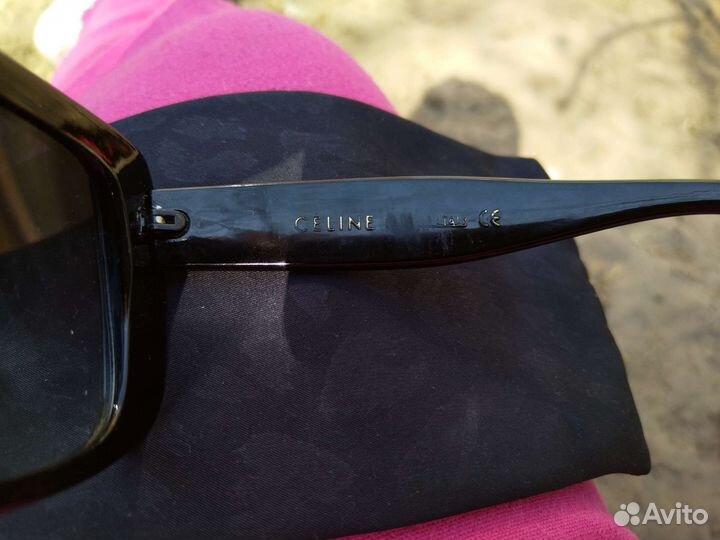 Очки солнечные celine черные всесезонные