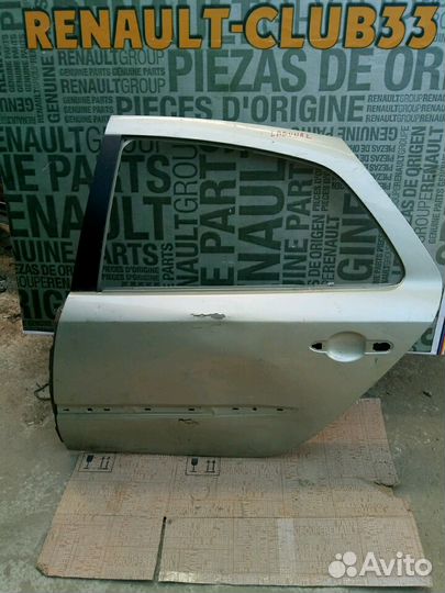 Дверь задняя левая Рено Лагуна 2 лифтбек