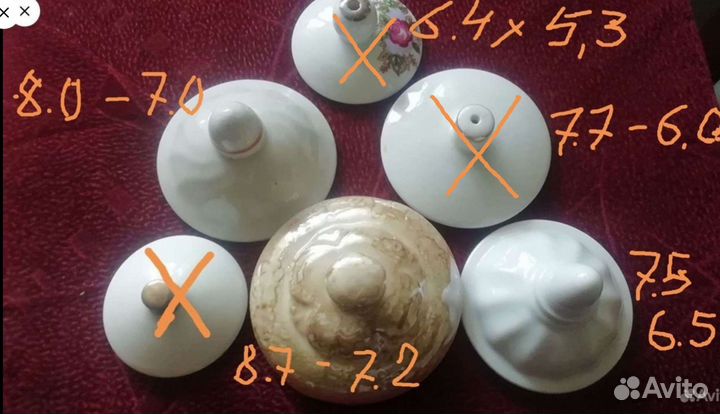 Крышки для заварочных чайников и сахарниц