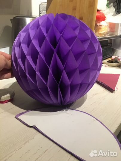 Бумажный декор для вечеринки