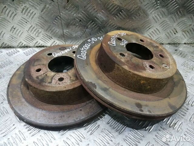 Задние тормозные диски Nissan Qashqai JJ10 +2