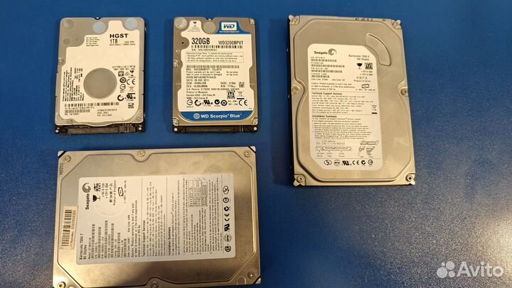 Набор HDD: 1Tb, 360Gb и т.п