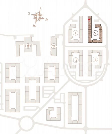 1-к. квартира, 38,1 м², 3/4 эт.