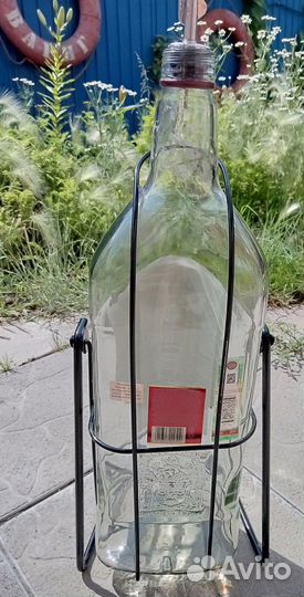 Бутылка из под виски качели 4,5 литра