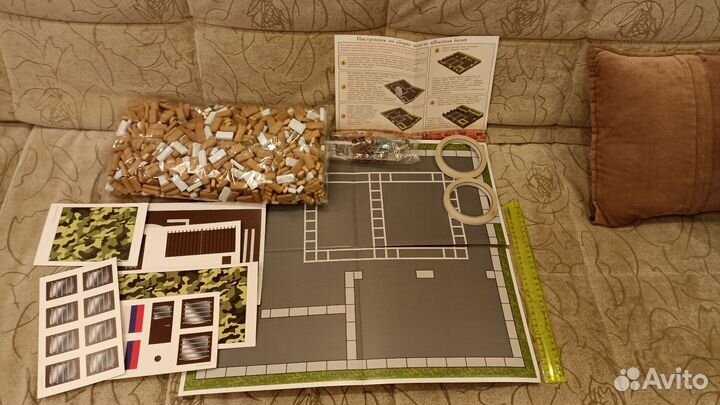 Конструктор. Военная база. Brick style