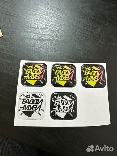 Печать 3D стикеров и наклеек на заказ