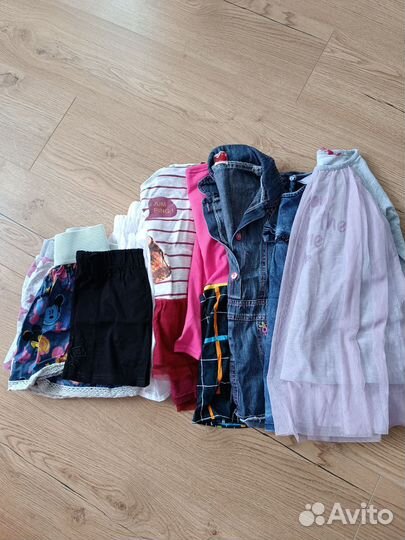 Вещи пакетом для девочки размер 92-104
