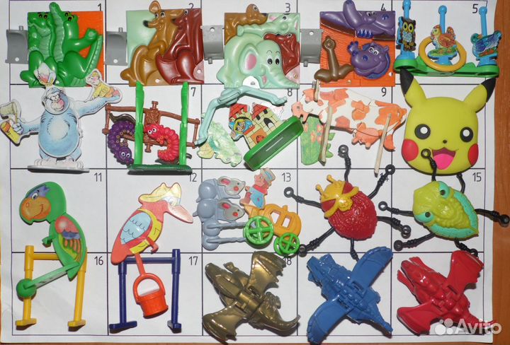 Киндеры из разных серий № 10