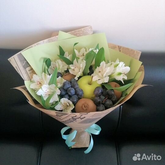 Фруктовый букет и корзина из фруктов Казань