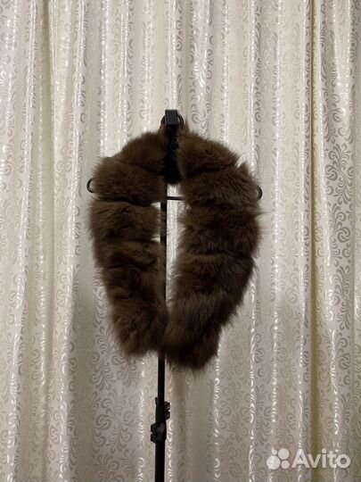Натуральный мех песца воротник