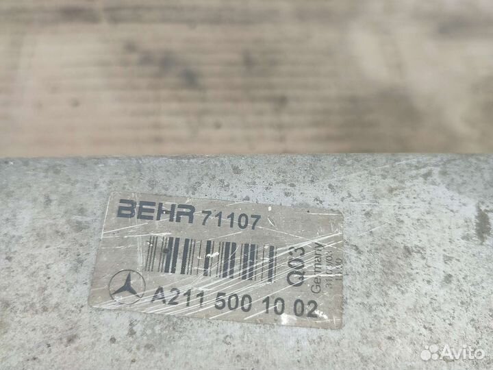 Интеркулер mercedes