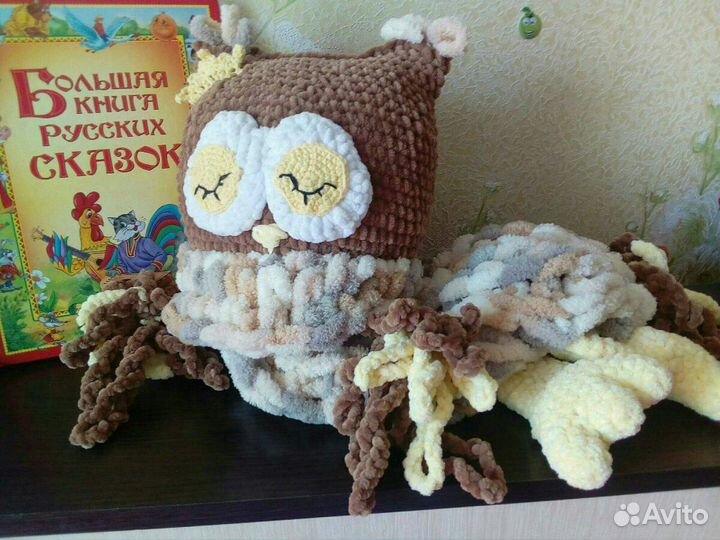 Амигуруми, пижамница, подушка-игрушка