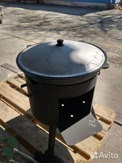 Казан 22л + Печь+ Шумовка