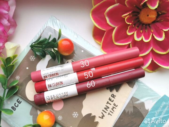 Maybelline помады, тональный, подводки, хайлайтер