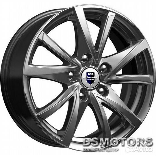 Диски Игуана 7.0/17 5x100 ET38 d67.1 дарк платинум